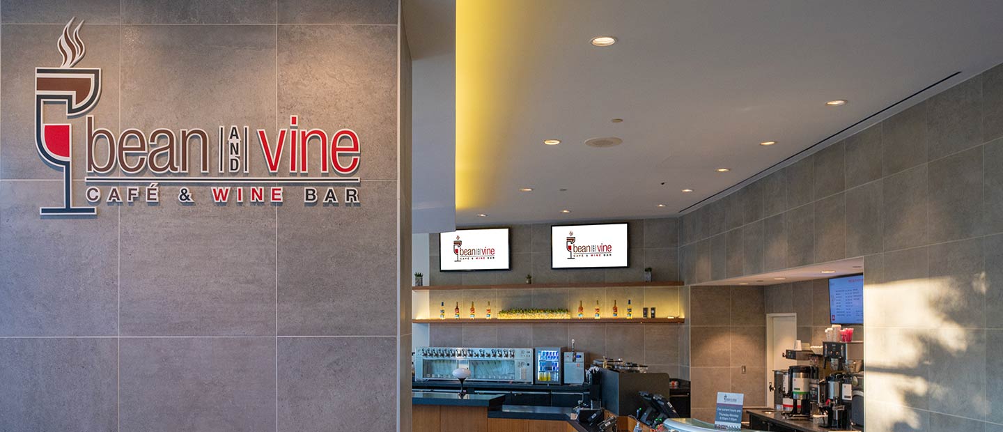 Bean and Vine Entrance