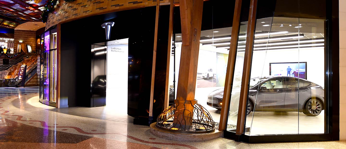 Exterior of Tesla Venue
